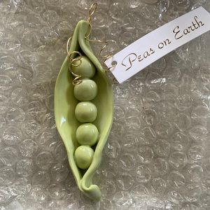 Peas on Earth Handmade Ornament